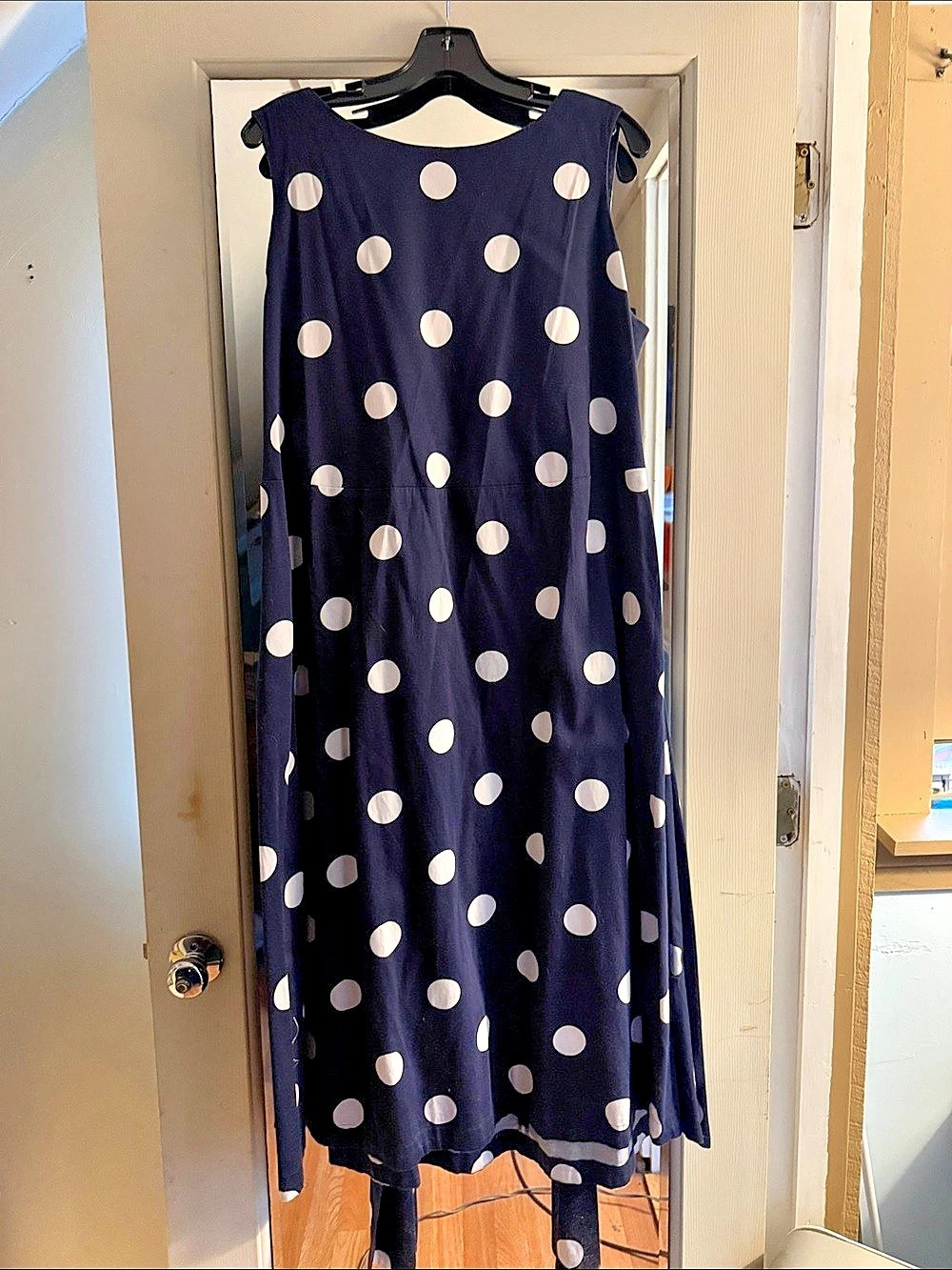 Anne Klein Polka Dot Maxi Dress Size 1X